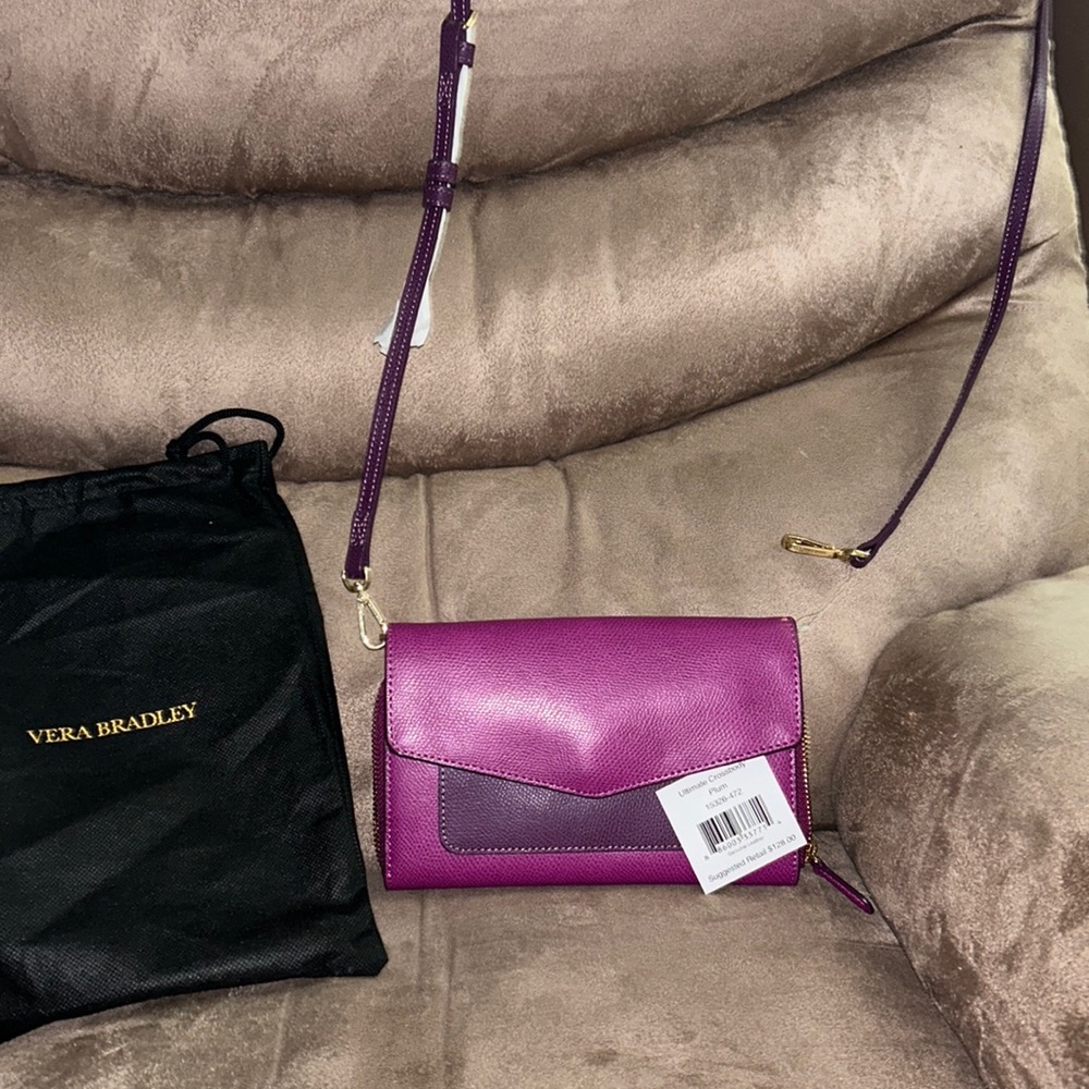 NWT Vera Bradley Leather Ultimate Crossbody